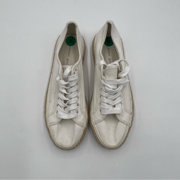 Madden Girl White Womens Sneakers - Picture 2 of 5